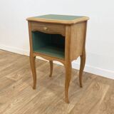 Wooden bedside table