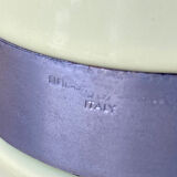 Italian coffee maker enamelled vintage yellow 70s