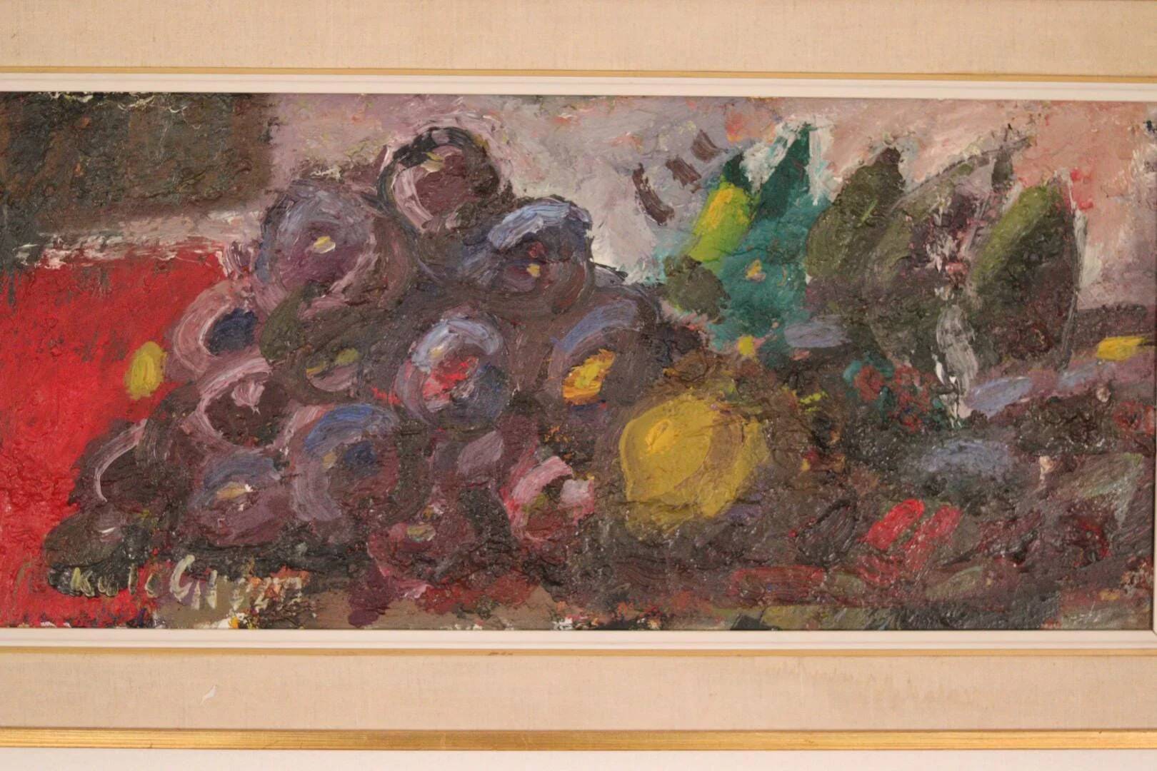 Nature morte : raisins par Kulo Green