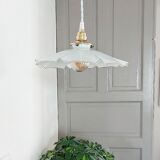 Vintage opaline pendant lamp