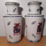 Pair of 19th century porcelain vases China East India Company