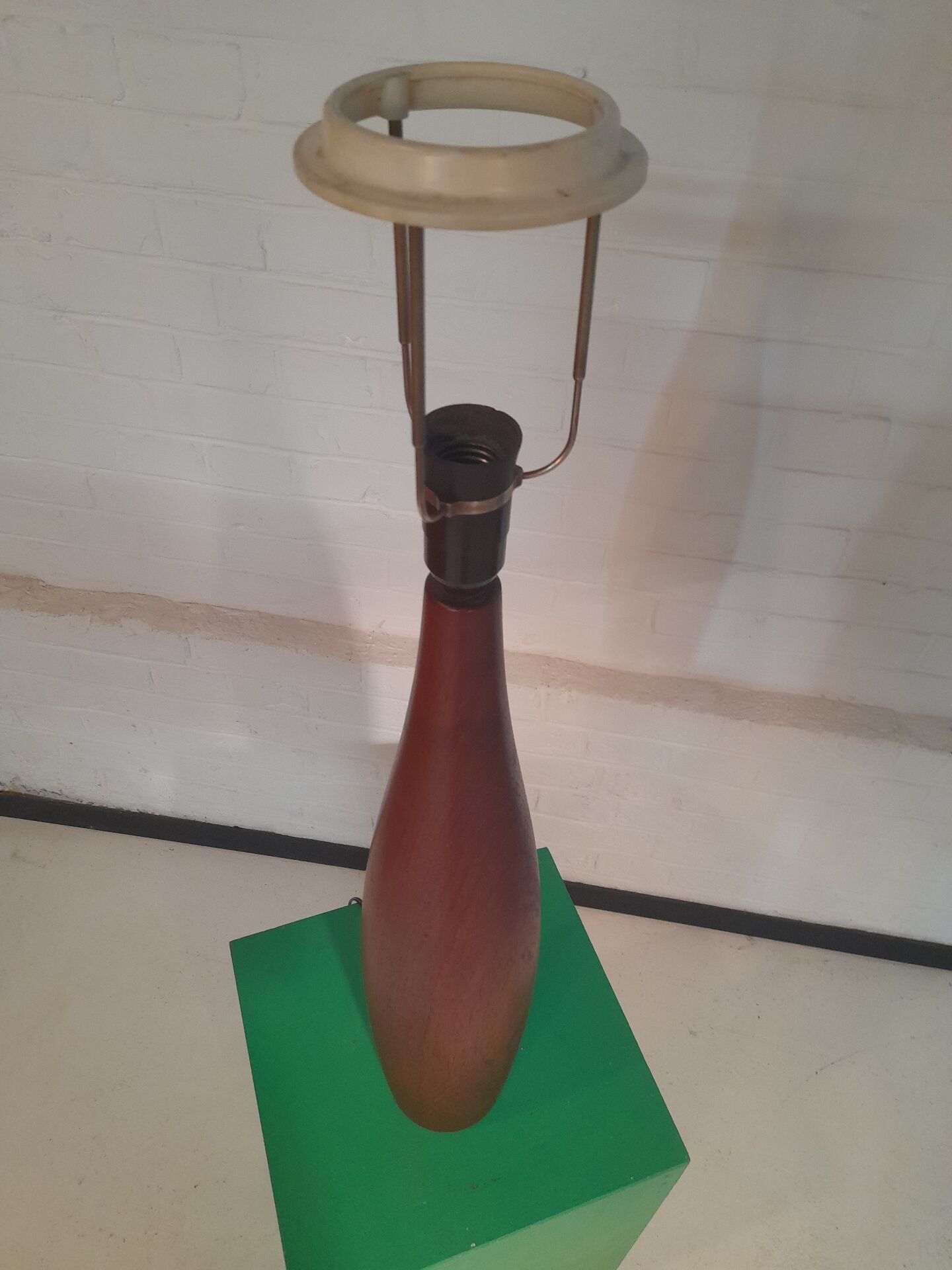 Large Danish modernist lamp signed ESA vintage