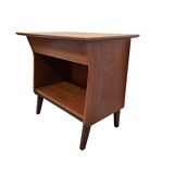 Armoire murale vintage en placage teck avec tiroir, datant des années 1960.