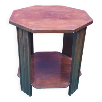 Art deco style octagonal side table