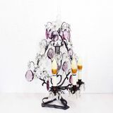 Crystal girandole lamp