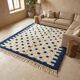 Traditional handmade pure wool Berber rug 2/3 m