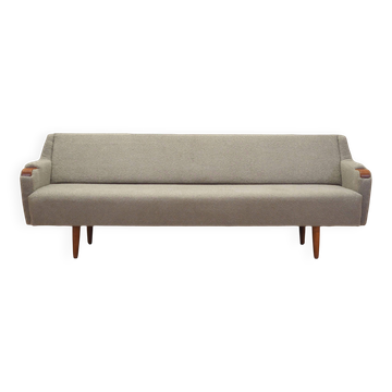 Teak sofa, Danish design, 1970s, production: Denmark