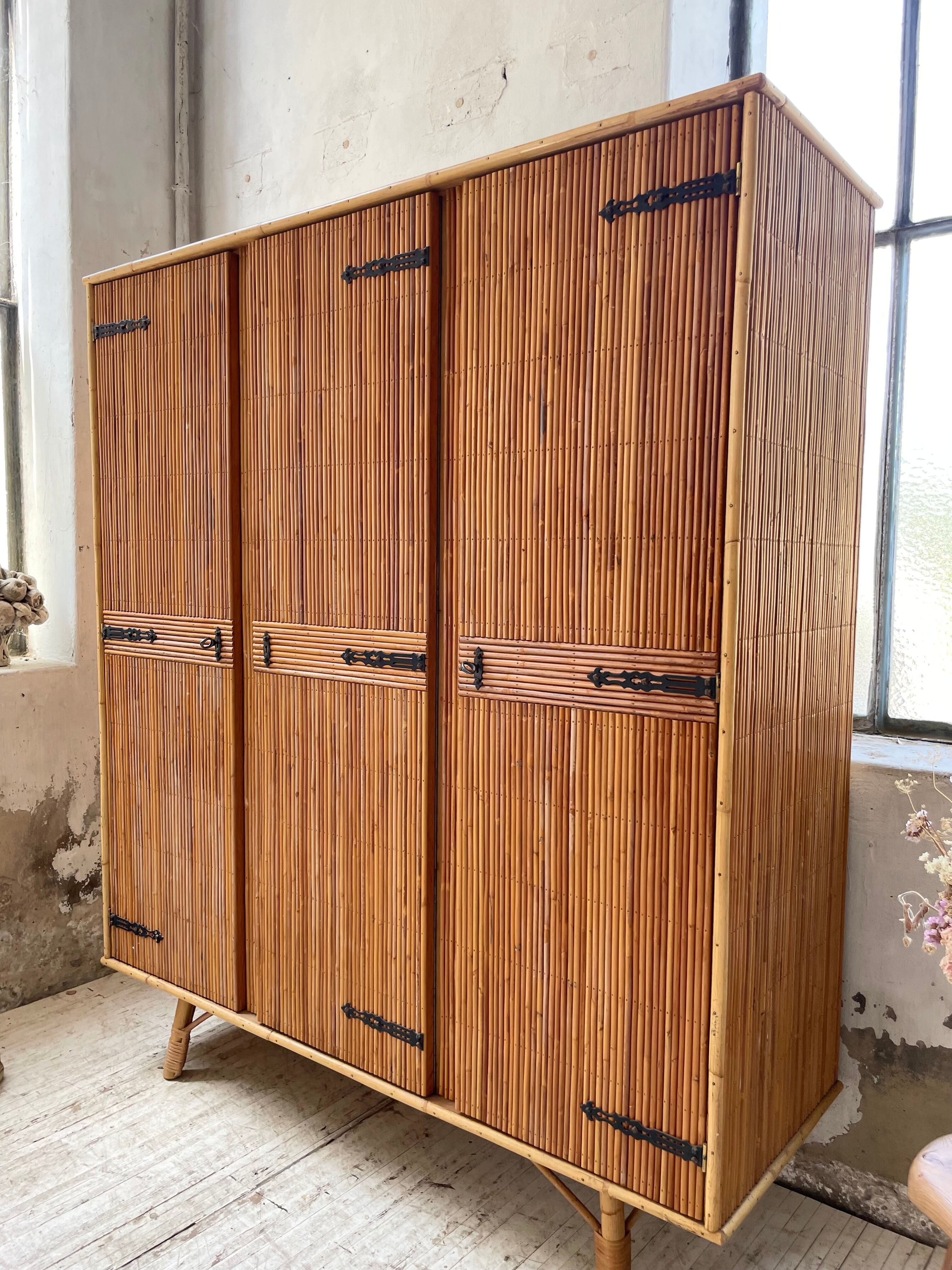 Rattan cabinet