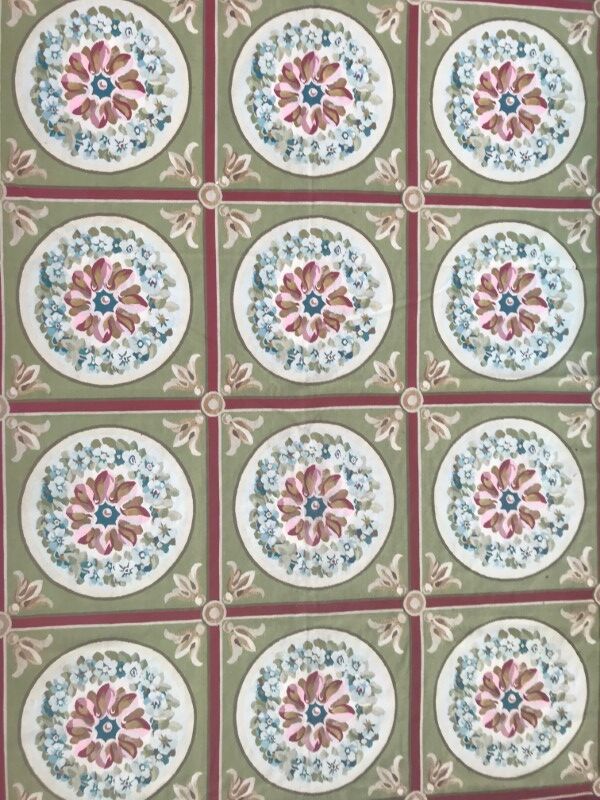 Carpet style woven Aubusson hand 240 X 315 CM