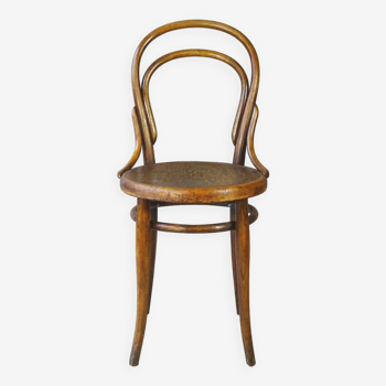 THONET bistro chair N°14 - 1/2 - Ca 1900, wooden seat