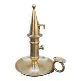 Cellar rat candle holder and brass extinguisher