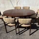 Baumann table and 6 chairs set