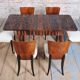 Art Deco Beech Chairs attributed to Halabala for Up Závody, Czech, 1930s, Set of 6