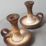 Bougeoirs en céramique