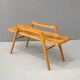 Beech Flower Stand by ÚLUV, Mid-Century, 1970s Czechoslovakia