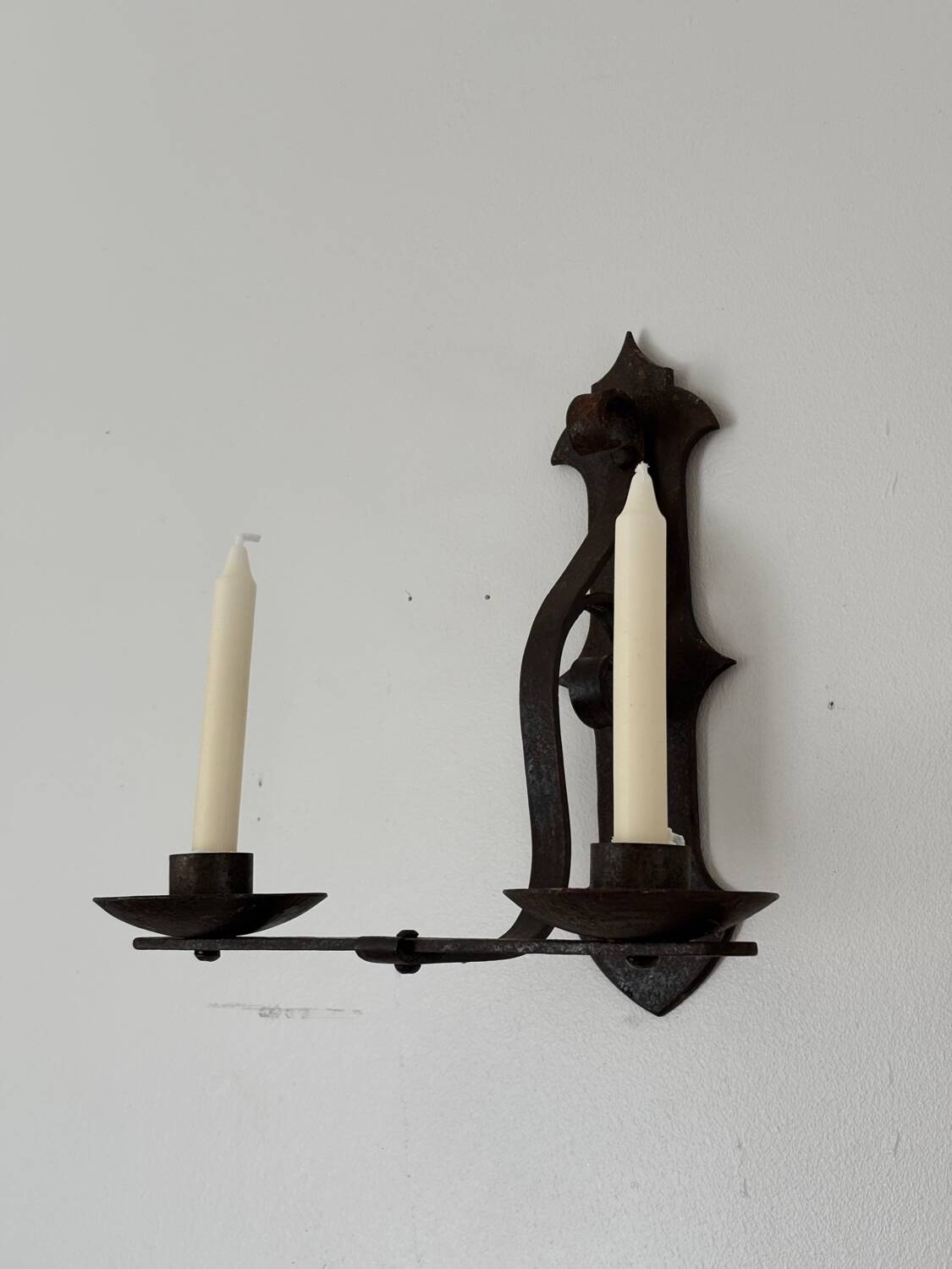 1950s wrought iron wall light