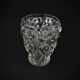 Unsigned Lalique Bacchantes vase in clear crystal, mid-20th century
