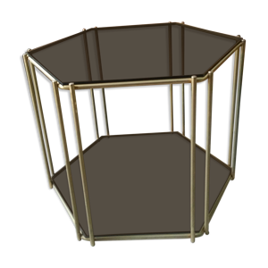 Table basse hexagonale