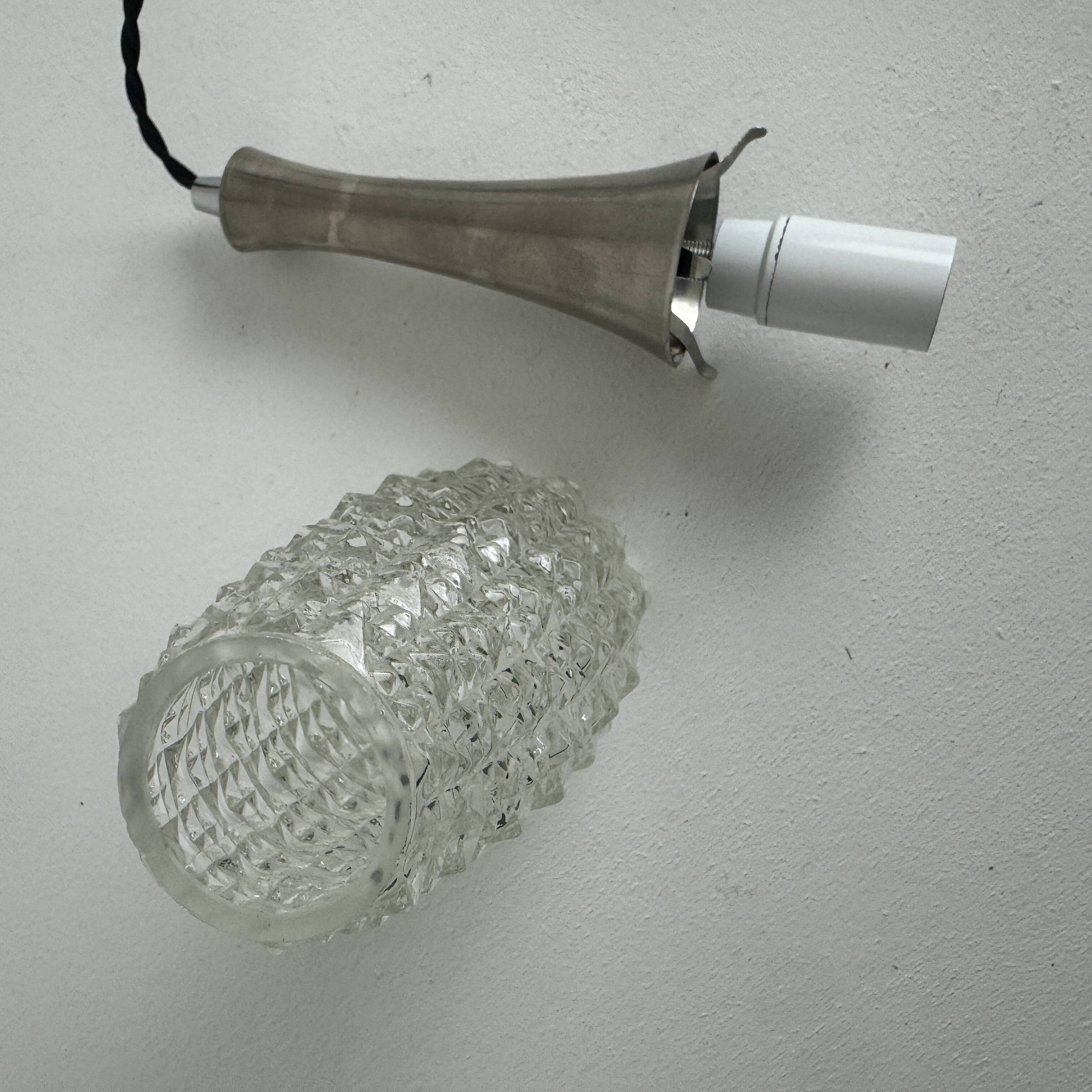 ANTIQUE CASCADE 3-BULB VINTAGE CHANDELIER