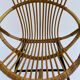 Pair of 1960 rotin black tubular french design armchairs