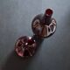 Lot de 2 vases contemporains couleur brique