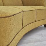 1960s, Danish 3-seater "Banana" sofa by Edmund Jørgensen, original condition.