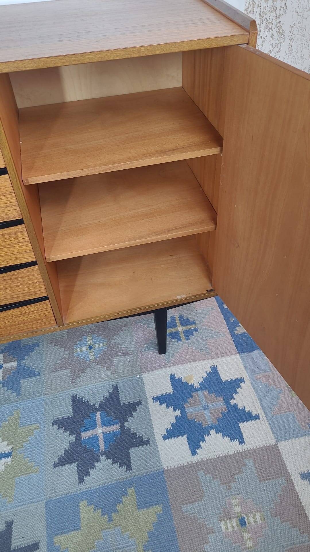 Scandinavian teak mini sideboard, Denmark, 1960s