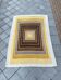 scandinavian rug in the style of Verner Panton