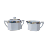 1 pot pourer and sugar porcelain of Limoges Voisin Art Deco