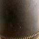 Napoleon III paper basket in leather imitation painted sheet metal