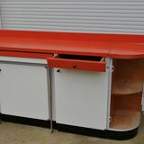 Formica sideboard with its 70' retractable table
