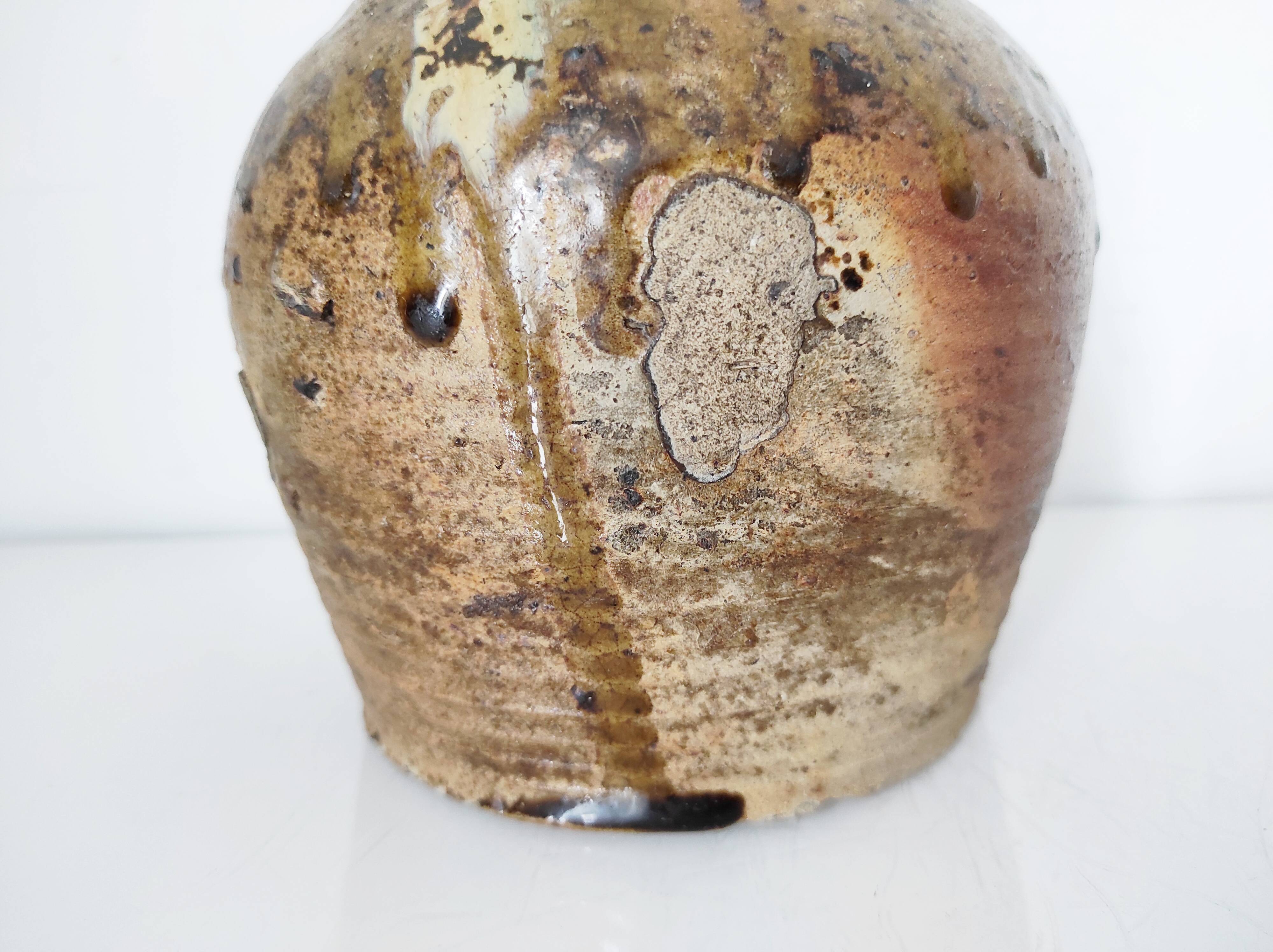 19th century ceramic oil jug