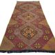 Vintage Turkish Kilim Rug , 226 x 100 cm