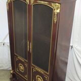 Acajou Library of Cuba Scd Empire decorated with 50 gilded bronzes