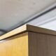 1970 Scandinavian wardrobe with shelves and mirror, 21x126, 2 doors.