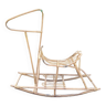 Rattan rocking horse