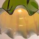 Orange glass pendant by Peill Putzler, Germany, 1970.
