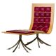 Saporiti Italia "Voyager" lounge chair and ottoman by Gaby Fois Dorell