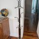 Metal coat rack with 12 hooks - 1970s