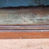 Old Art Deco display case in Burmese teak