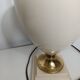 Large pineapple, palm tree, vintage egg lamp base