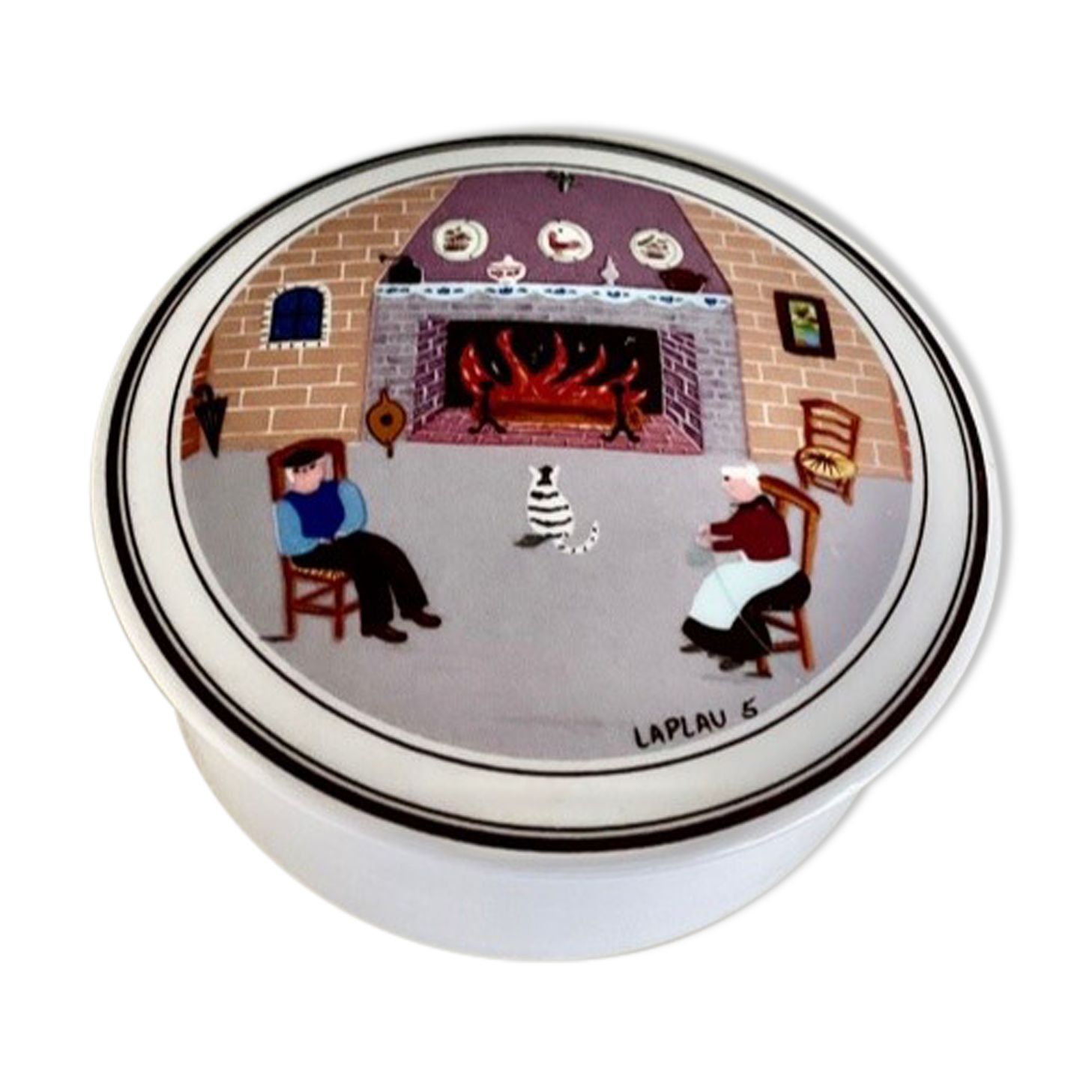 Box Villeroy & Boch naïve drawing Laplau