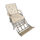 Wilson's adjustable folding chair made of steel produced in 1871