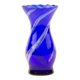 Vase bleu en verre de Murano