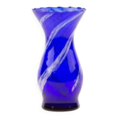 Blue Murano glass vase
