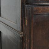 Rare English antique 2-door cabinet from the early 18th century