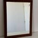 Vintage art deco / art nouveau wooden mirror