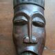 Maschera africana vintage in legno - Congo