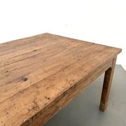 Brutalist farmhouse table in solid oak from the 1950s.