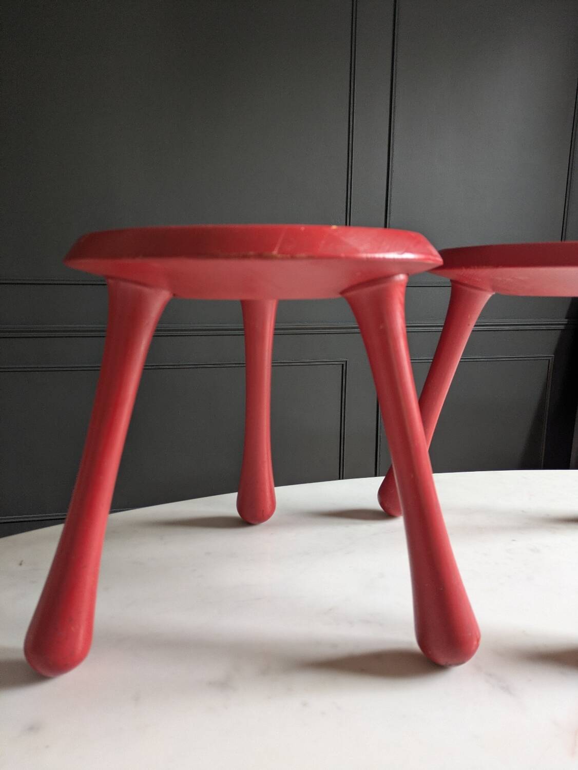 2 Ingvar Kamprad stools for Habitat